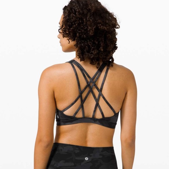 Lululemon Free To Be Serene Bra in Heritage 365 Camo Deep Coal Multi 6 - Picture 4 of 8